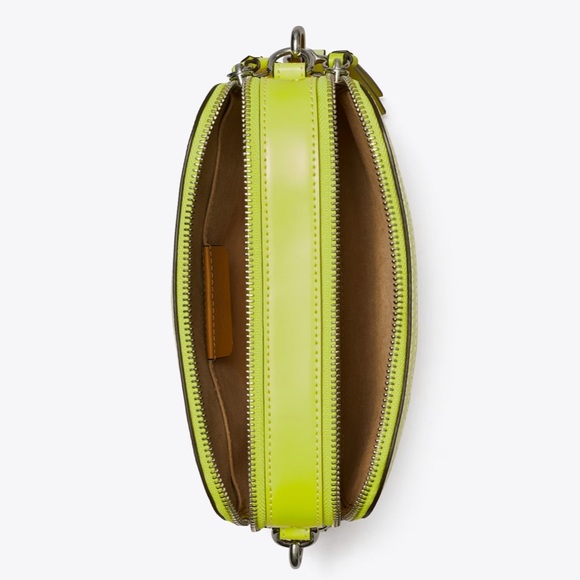 SOLD NWT Tory Burch Mini Miller Raffia Crossbody Bag - Picture 5 of 15